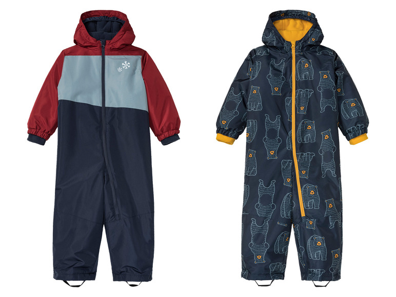 LUPILU® Baby Kleinkinder Schneeoverall mit Kapuze