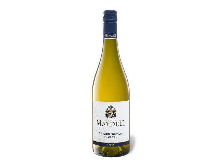 BARON VON MAYDELL Grauburgunder QbA trocken vegan, Weißwein 2024