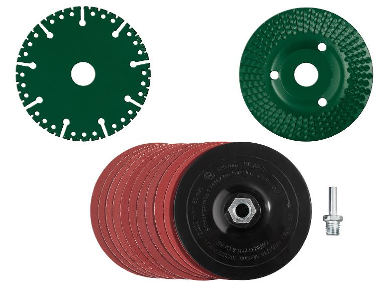 PARKSIDE® Multi-Trennscheibe / Klettschleifteller / Raspelscheibe, Ø 125 mm