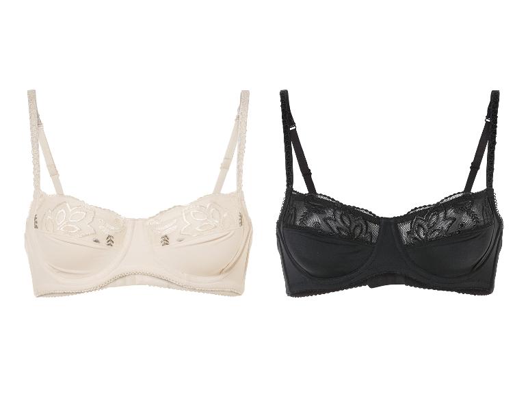 ESMARA® Damen Bügel-BH mit Stickerei