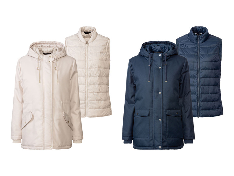 ESMARA® Damen 3-in-1-Allwetterparka mit Weste