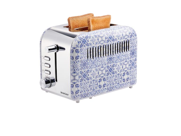 SILVERCREST® KITCHEN TOOLS Doppelschlitz-Toaster mit polierter Edelstahlfront »STEP 920 A1«