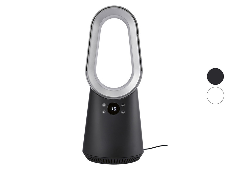 SILVERCREST® Mini-Ventilator SRV 24 A1, rotorlos, mit LED-Display