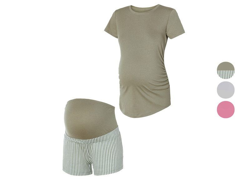 ESMARA® Damen Umstandspyjama