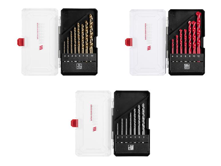 PARKSIDE PERFORMANCE® Sechskant-HSS-Bohrer-Set / Sechskant-Steinbohrer-Set / Sechskant-Holzbohrer-Set