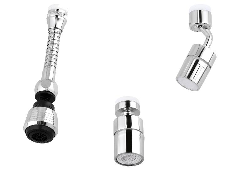 LIVARNO® Drehbarer Armatur-Aufsatz / Flexibler Armatur-Aufsatz