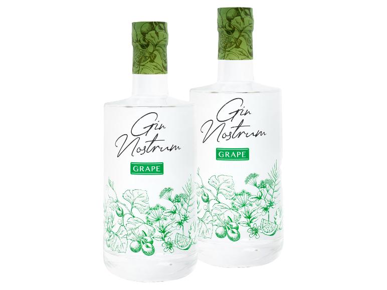 2 x 0,7-l-Flasche Spirituosenpaket Gin Nostrum Grape Gin 40% Vol