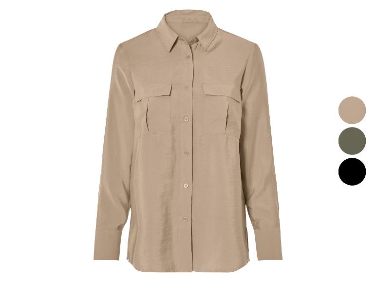 ESMARA® Damen Bluse, mit Seitenschlitzen