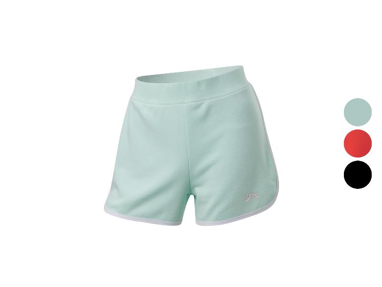CRIVIT Damen Sweatshorts, mit HeiQ Mint Technologie