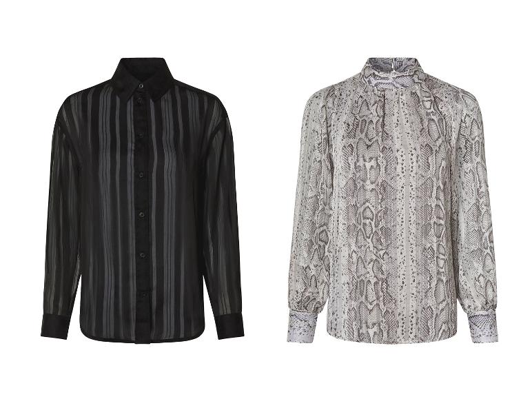 ESMARA® Damen Bluse, leger geschnitten mit abgerundetem Saum