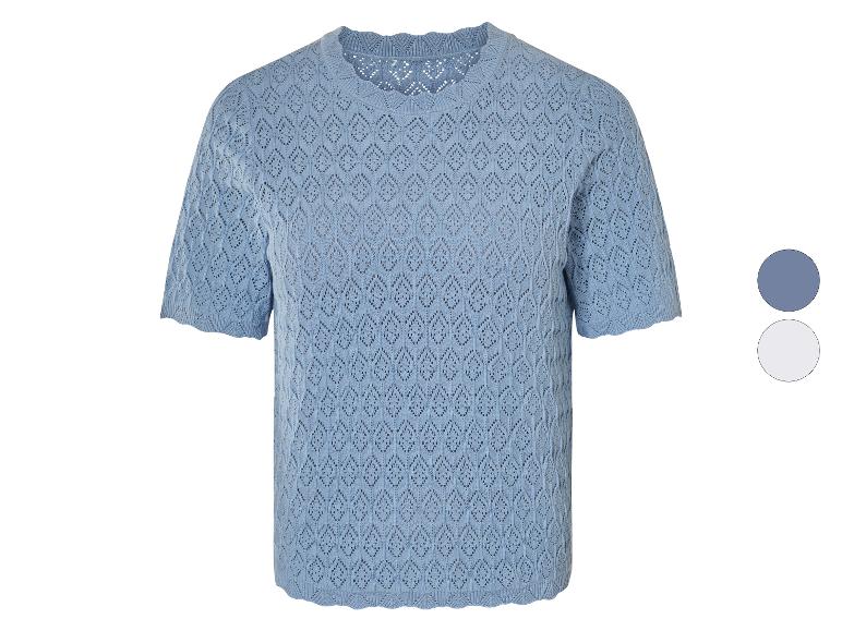 ESMARA® Damen Ajour-Pullover, aus reiner Baumwolle