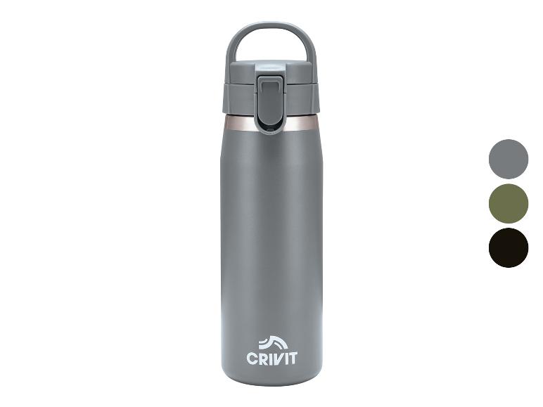 CRIVIT Edelstahl-Trinkflasche