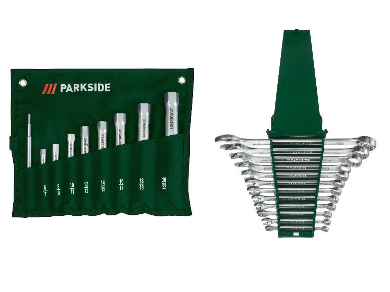 PARKSIDE® Rohrsteckschlüssel-Set / Ringmaulschlüssel-Satz, 10-teilig / 12-teilig