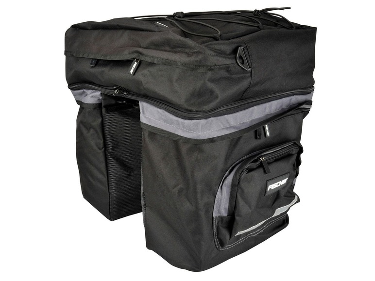 FISCHER Gepäckträgertasche 3fach