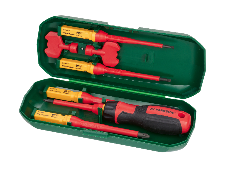 PARKSIDE® 1000 V Schraubendreher- Wechselklingen-Set, 8-teilig