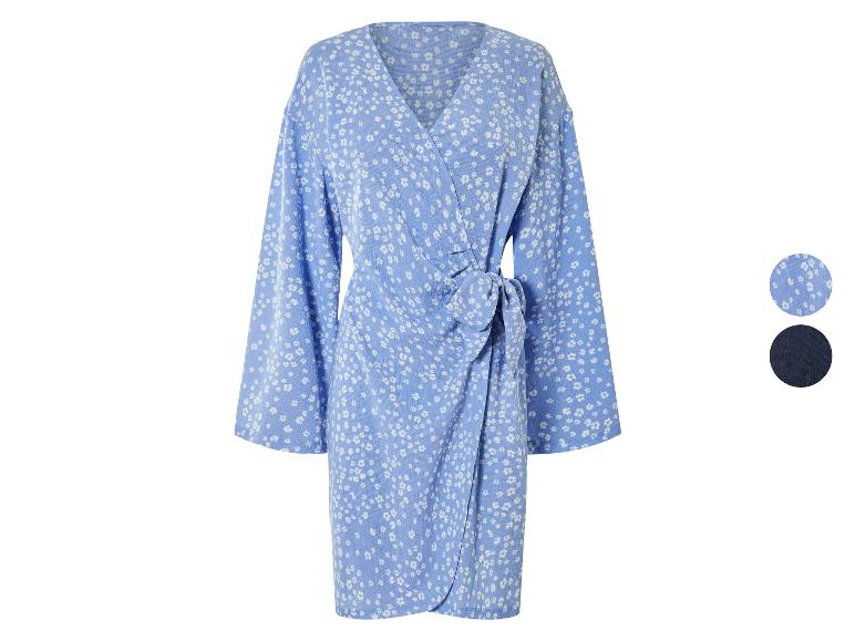 ESMARA® Damen Wickelkleid im Kimono-Stil