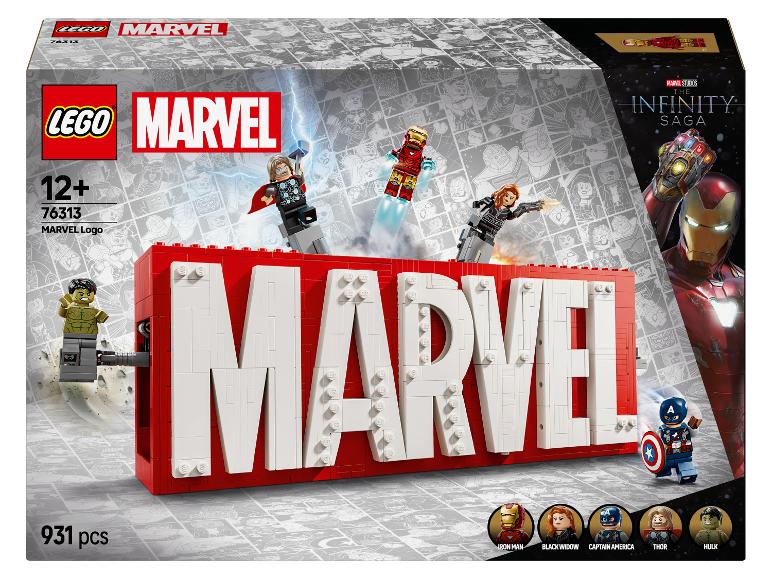 LEGO® MARVEL SUPER HEROES 76313 MARVEL Logo & Minifigures