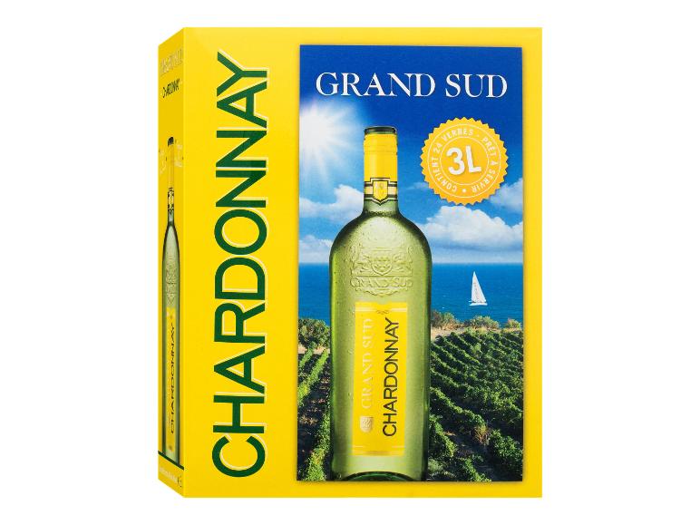 Grand Sud Chardonnay 3,0-l-Bag-in-Box trocken, Weißwein