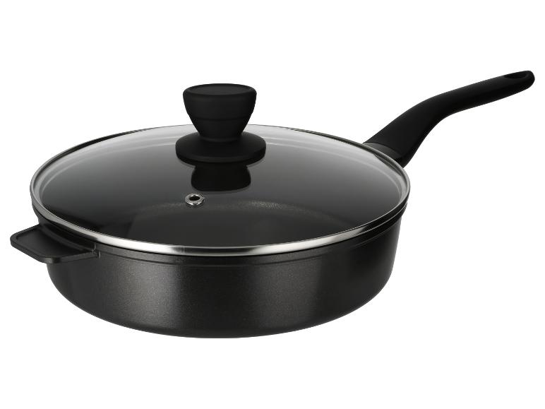 SILVERCREST® Aluguss-Schmorpfanne mit Deckel, Ø 28cm