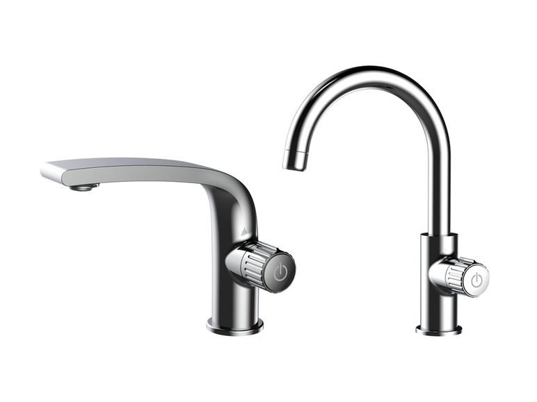 DUSCHWELL Bad Waschtischarmatur Basic, mit Neoperl Luftsprudler