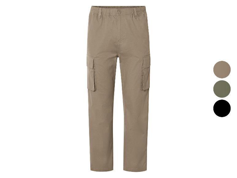 LIVERGY® Herren Lightweight-Cargo-Hose, mit innenliegendem Bindeband