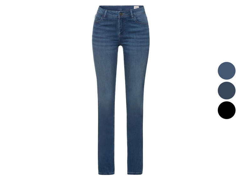 ESMARA® Damen Jeans, Slim Fit, normale Leibhöhe