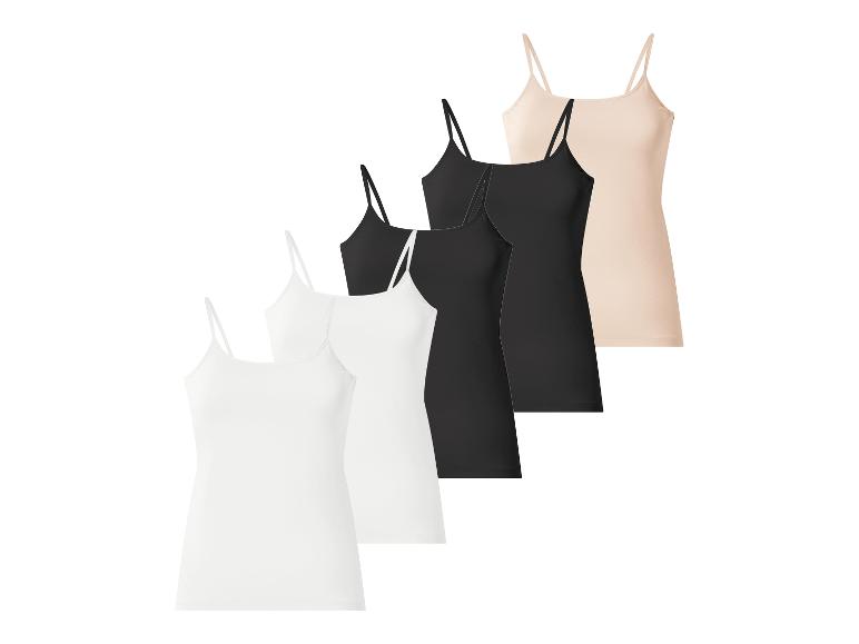 ESMARA® Damen Spaghettitops, 5 Stück