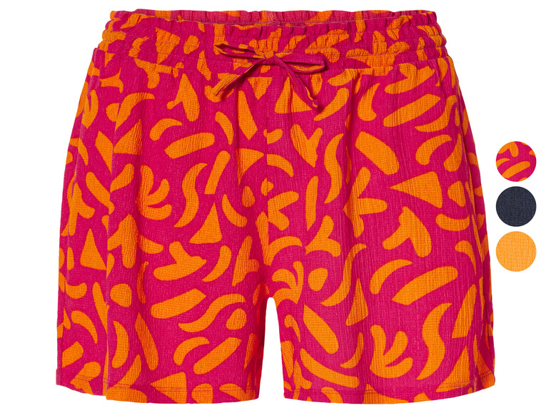 ESMARA® Damen Shorts mit modischer Crinklestruktur