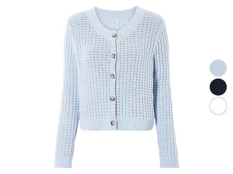 ESMARA® Damen Cardigan, aus weichem Lochstrick