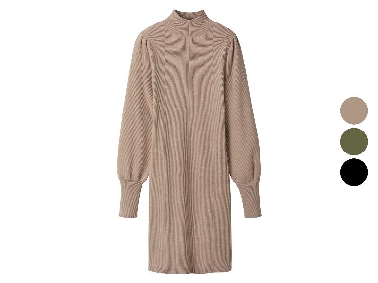 ESMARA® Damen Geripptes Strickkleid