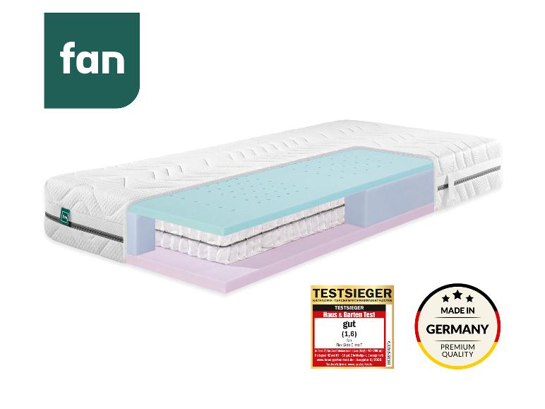 f.a.n. 7-Zonen-Tonnentaschenfederkern-Matratze »Flex Side Clima T«