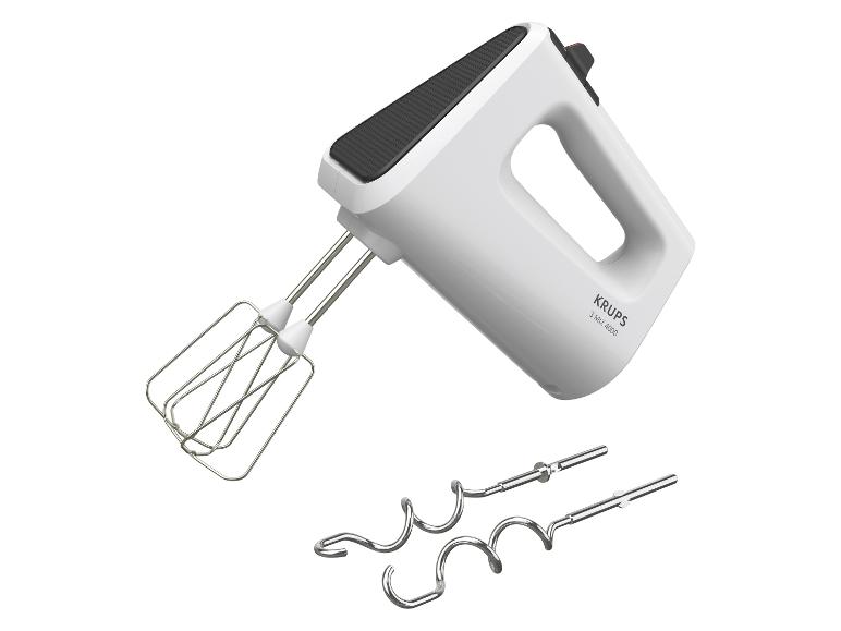 KRUPS 3 Mix 4000 Handmixer, 450W,robustes Design, variabler Geschwindigkeitsregler, Turbo- und Auswurf-Funktion »GN4001«