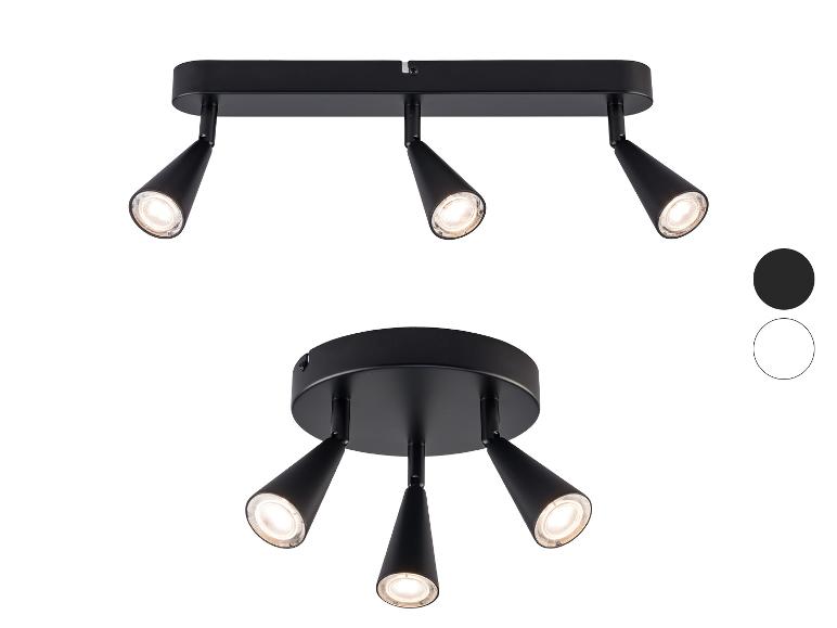 LIVARNO HOME LED-Deckenleuchte, 3 Strahler, warmweiß