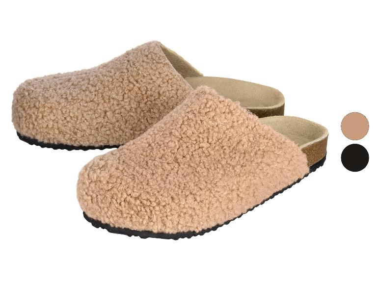 ESMARA® Damen Plüsch-Clogs