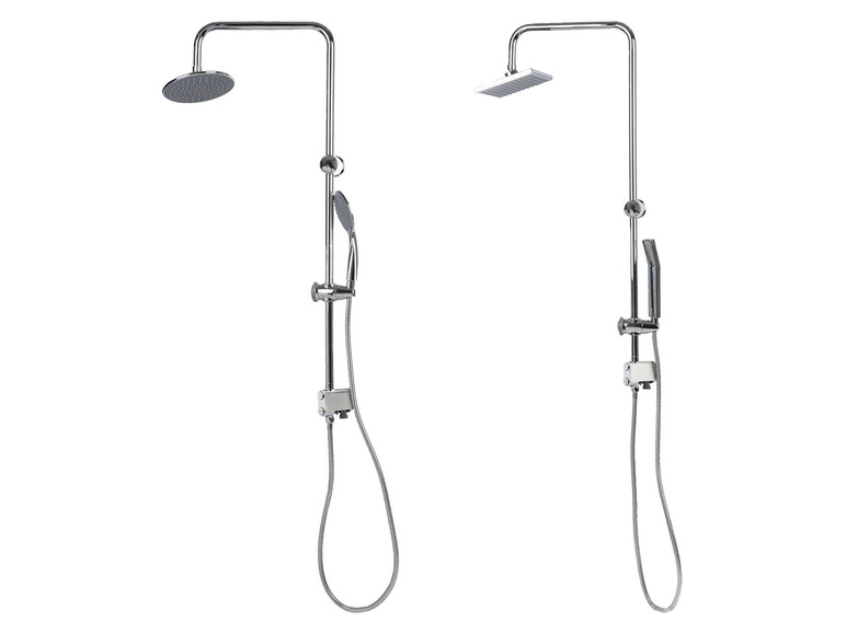 LIVARNO HOME Überkopfbrause-Set, mit 150-cm-Brauseschlauch