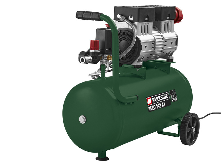 PARKSIDE® Leise-Kompressor »PSKO 248 A1«, 1100 W, 24 l