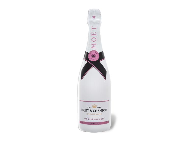 MOËT & CHANDON Ice Impérial Rosé demi-sec, Champagner