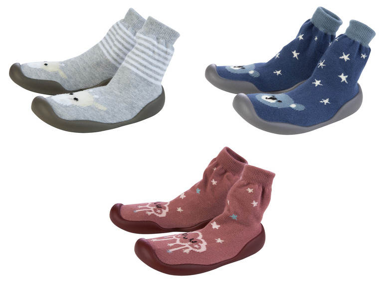 LUPILU® Kleinkinder Krabbelschuhe, leichte Sohle