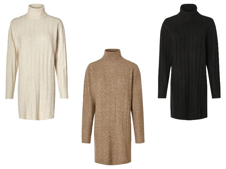 ESMARA® Damen Strickkleid, mit recyceltem Material