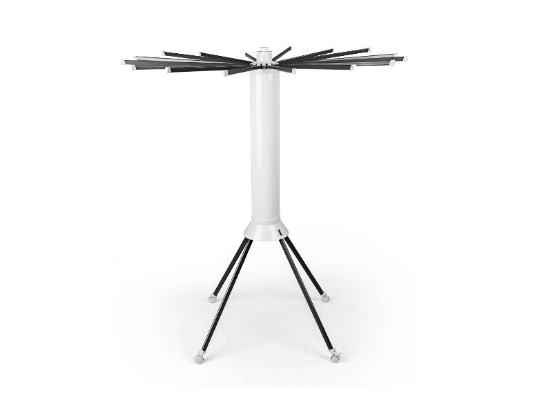 EASYMAXX Wäscheständer 112x125cm weiß/grau