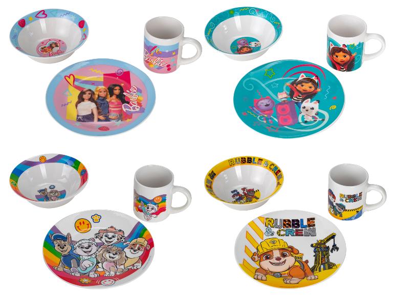 Frühstücksset »Barbie / Gabby / Paw Patrol / Rubble + Crew«