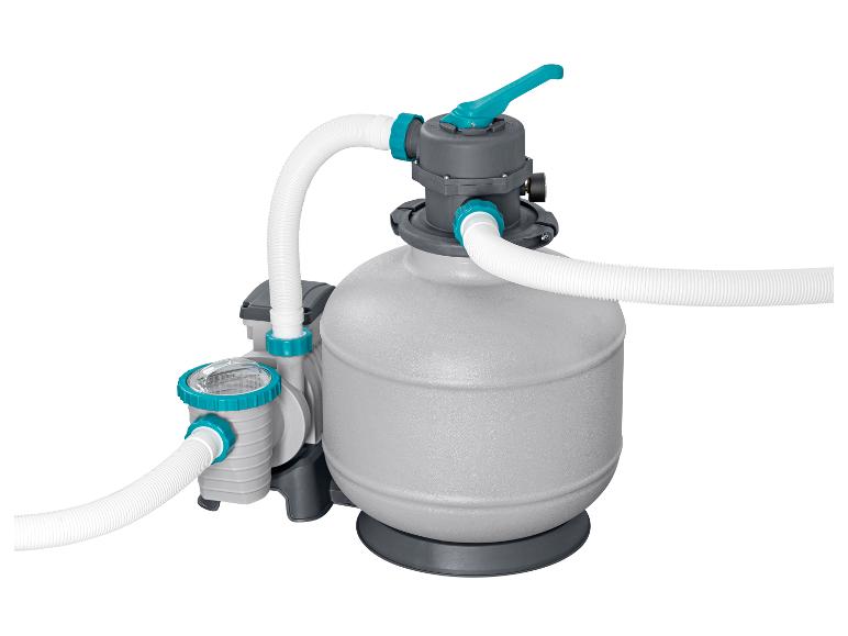 BESTWAY Sandfilteranlage mit Zeitschaltuhr 8.327 l/h, 280 W Grau