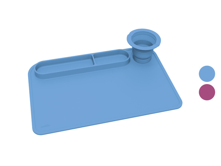 CRELANDO® Pinselbecher, mit Unterlage