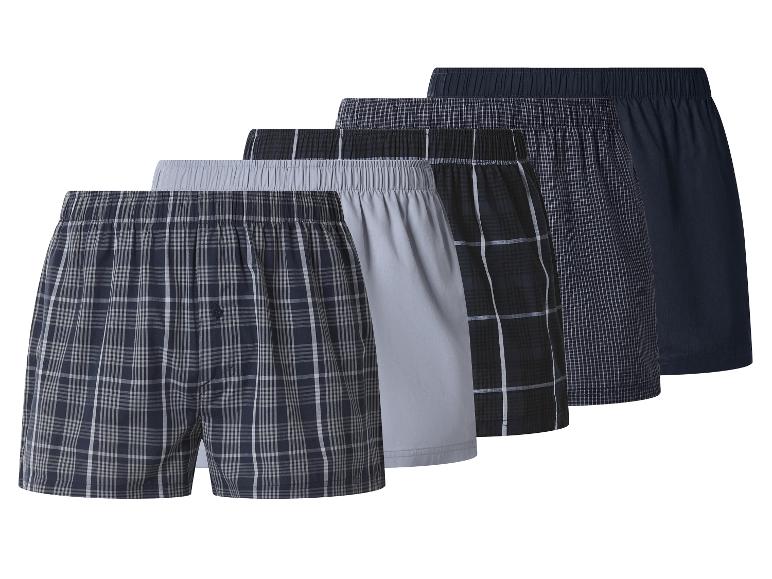 ESMARA MEN Herren Webboxer, 5 Stück