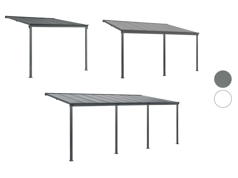 JUSKYS Aluminium Terrassendach »Borneo«