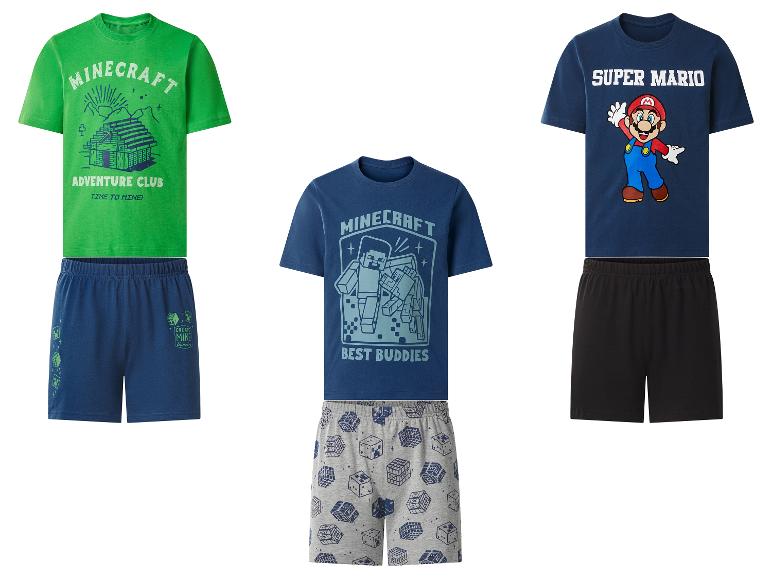 Jungen Schlafanzug, »Minecraft / Super Mario«
