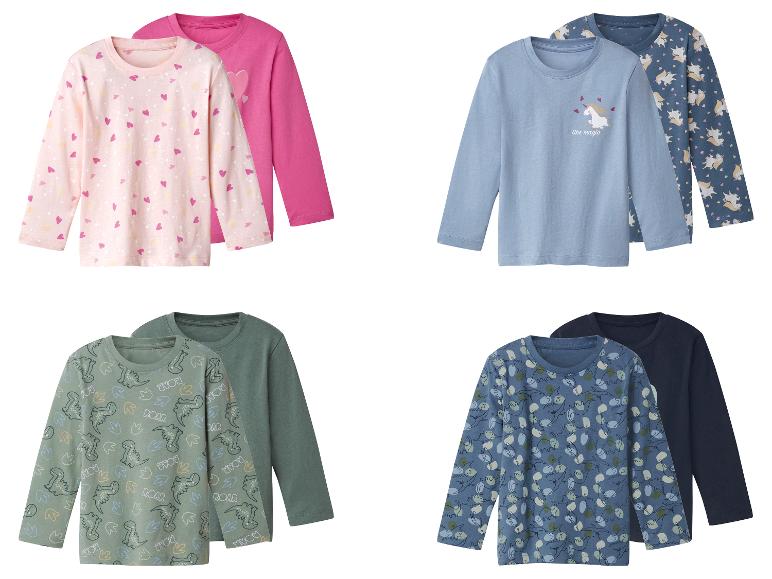 LUPILU® Kinder Langarmshirts, 2 Stück