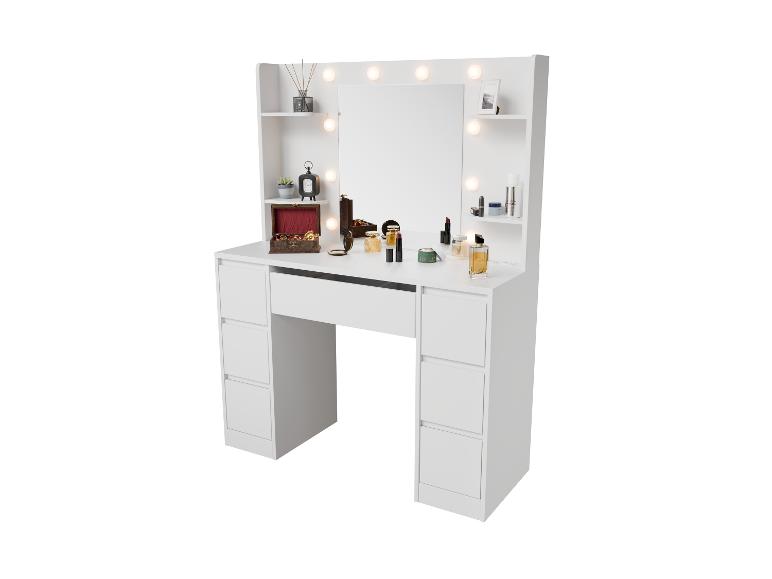 JUSKYS Schminktisch »Malia«, mit LED-Lampen