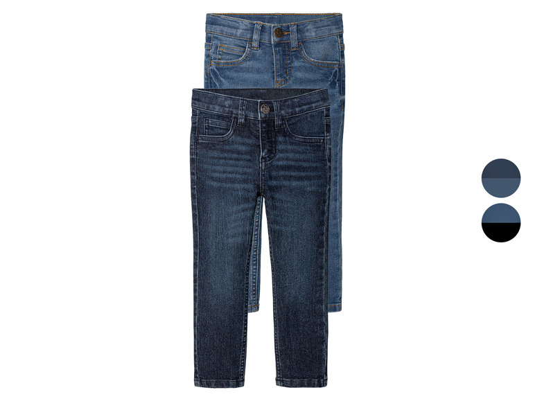 LUPILU® Kleinkinder Jeans, 2 Stück, Slim Fit