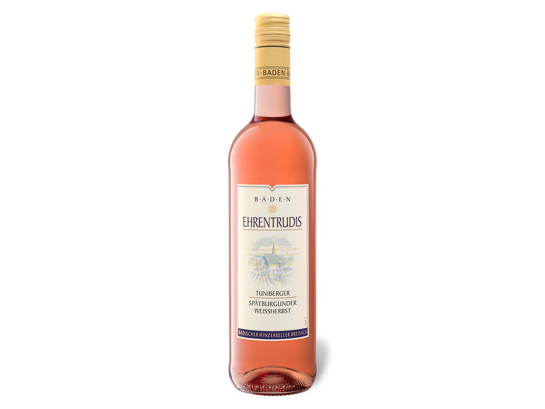 Ehrentrudis Tuniberger Spätburgunder Weißherbst QbA lieblich, Roséwein 2024